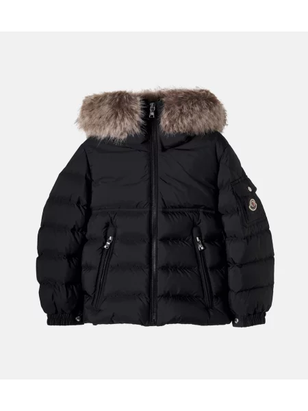 Πουπουλένιο μπουφάν Moncler Enfant μαύρο