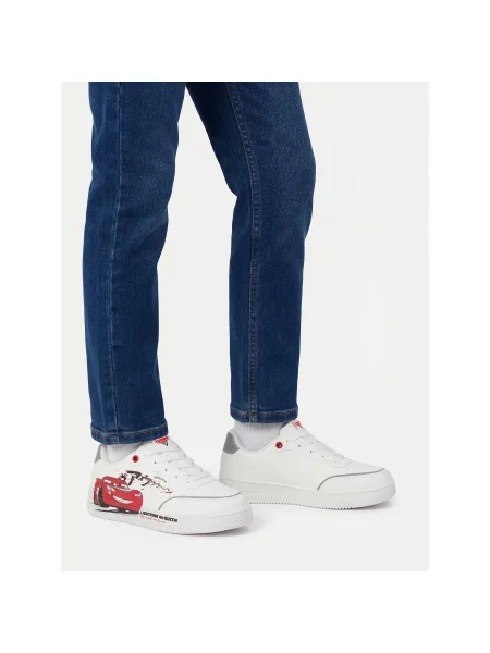 Sneakers Cars alb