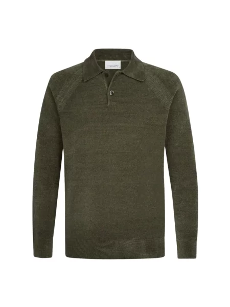 Sweter Profuomo z kaszmiru zielony