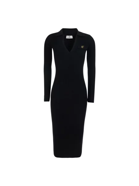 Sukienka midi Elisabetta Franchi czarna