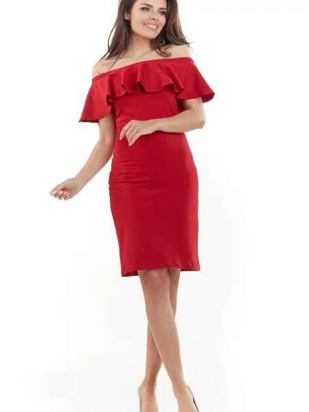 Sukienka Awama czerwona