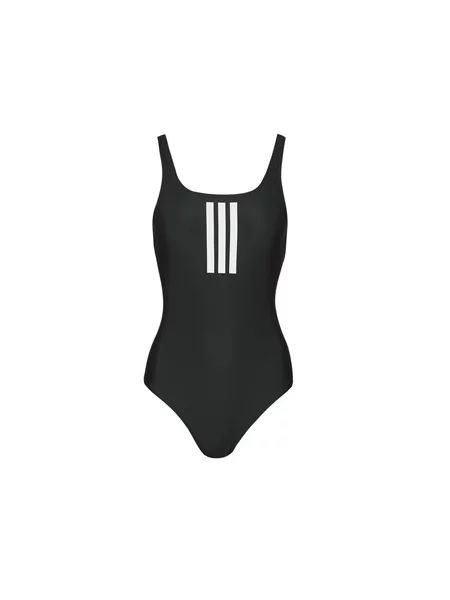 Enodelne kopalke Adidas Performance s črtami črna