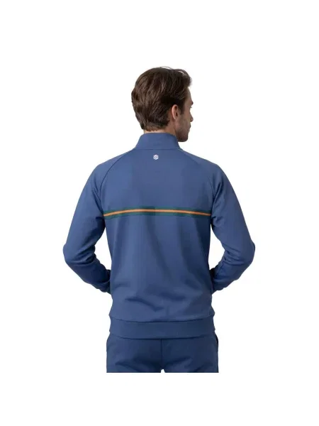 Bluza tenisowa ze stójką Siroko Tiebreak Navy niebieska