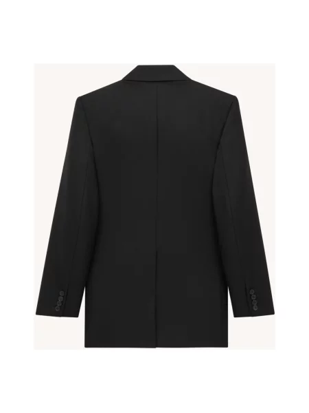 Marynarka Saint Laurent z kaszmiru czarna