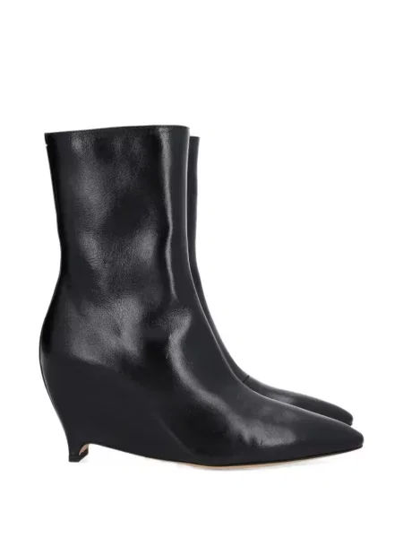 Cizme scurte Maison Margiela cu pană negru