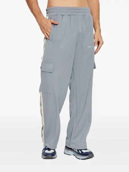 Pantaloni Palm Angels cu dungi gri
