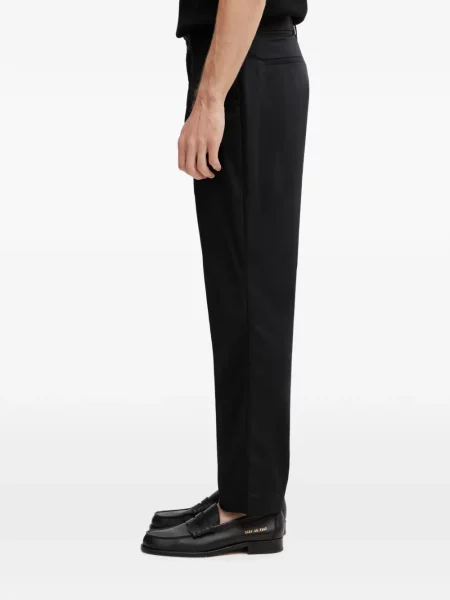 Pantaloni Fred Perry cu broderie negru