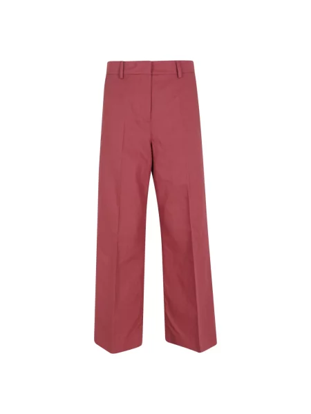 Spodnie Weekend Max Mara z cyrkonem czerwone