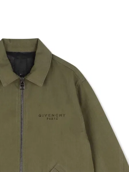Kurtka dziecięca Givenchy zielona
