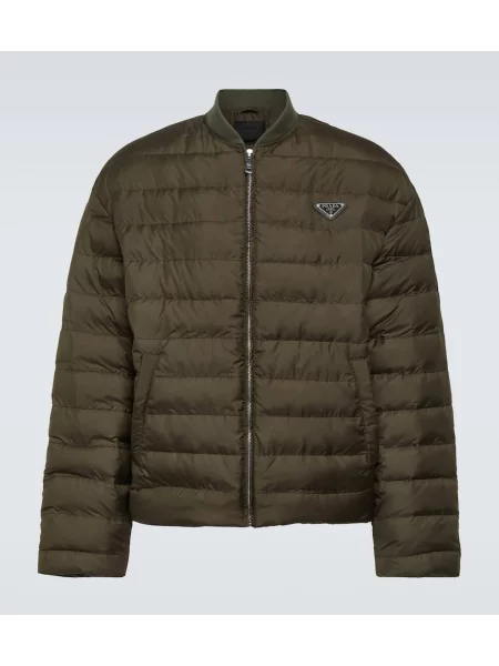 Geacă cu puf Prada verde