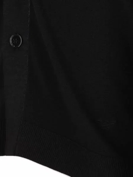 Πλεκτή ζακέτα Emporio Armani μαύρο