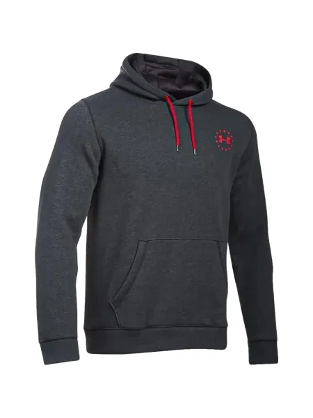 Hanorac cu glugă Under Armour cu imagine gri