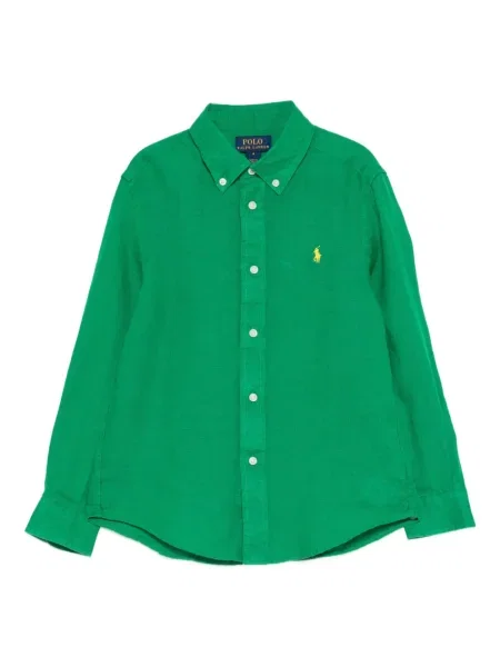 Koszula dziecięca Polo Ralph Lauren zielona