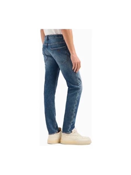 Jeansy Emporio Armani niebieskie
