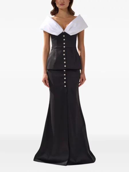 Rochie Silk Love & Lace de mătase negru