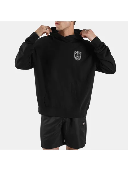 Reebok Street Sport Bluza z kapturem male Black Size: czarna