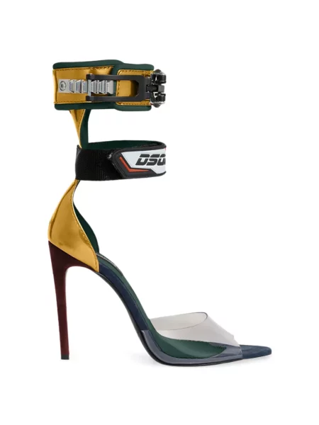 Sandale Dsquared2 cu cataramă cu bretele