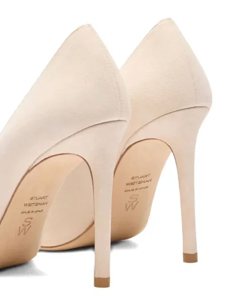Pantofi cu toc Stuart Weitzman din piele de căprioară