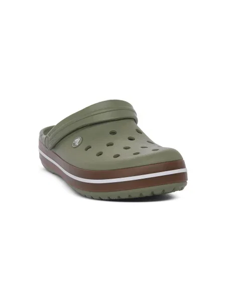 Šľapky Crocs Crocband Gum Clog zelená
