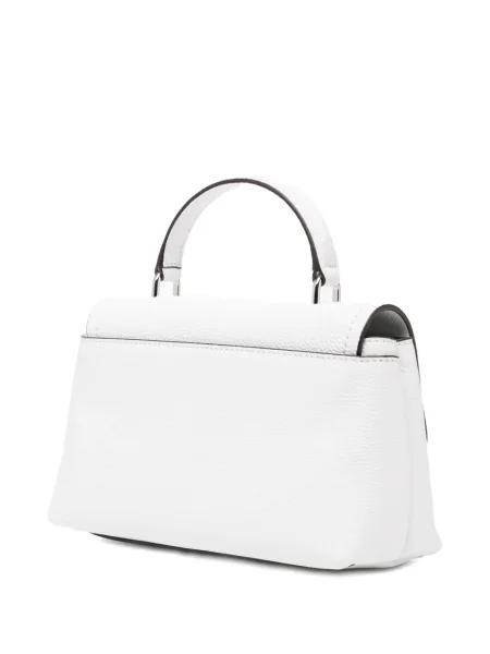 Geanta de piele Michael Kors din piele alb