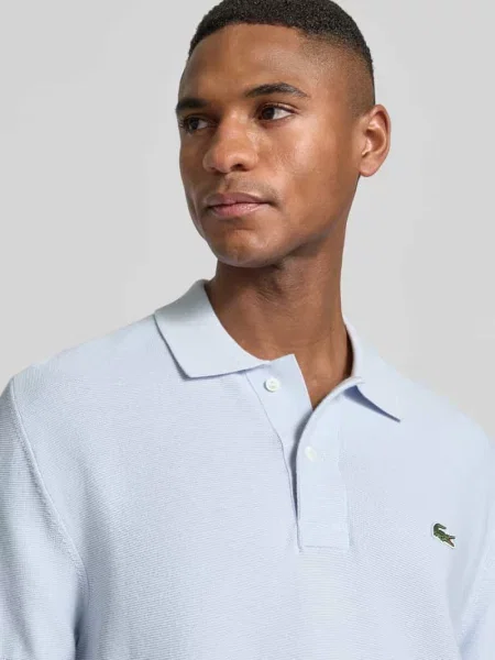 Lacoste Koszulki Mężczyzna M Koszulka Polo z Krótkim Rękawem niebieski