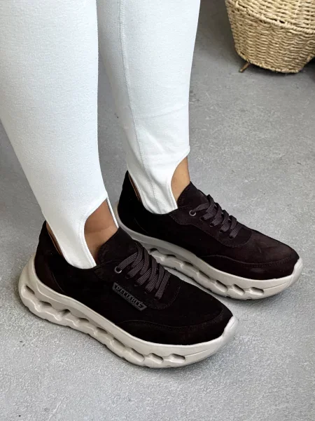 Замшеві Кросівки INNOE коричневий