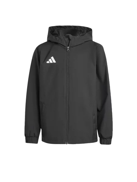ADIDAS PERFORMANCE Αθλητικό μπουφάν Entrada μαύρο λευκό