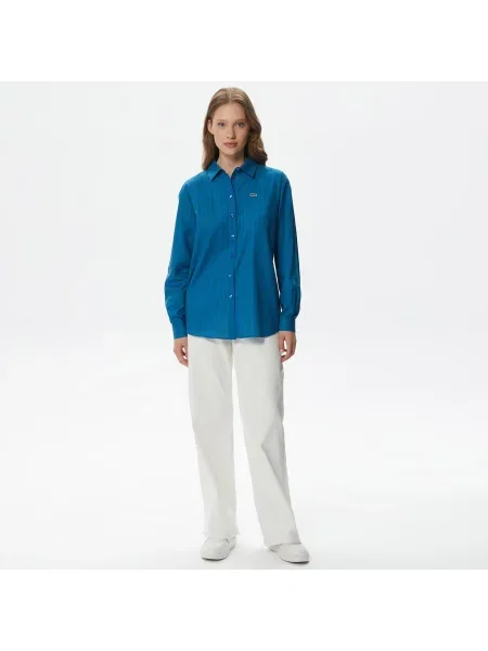 Рубашка Lacoste синяя