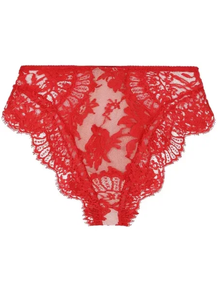 Chiloți Dolce & Gabbana din dantelă roșu