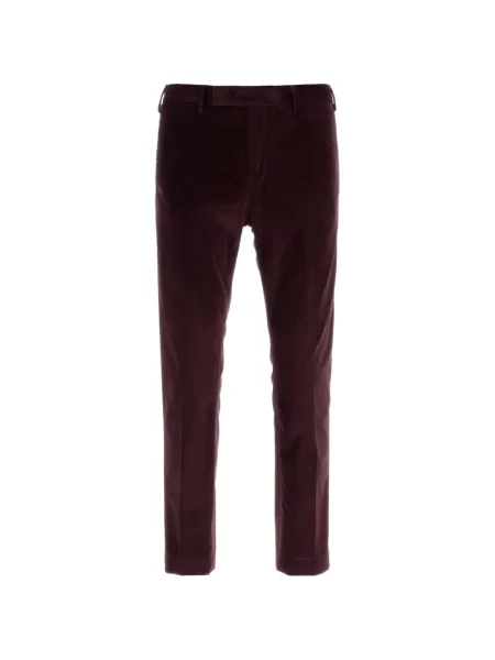 Pantaloni Pt Torino de catifea cord violet