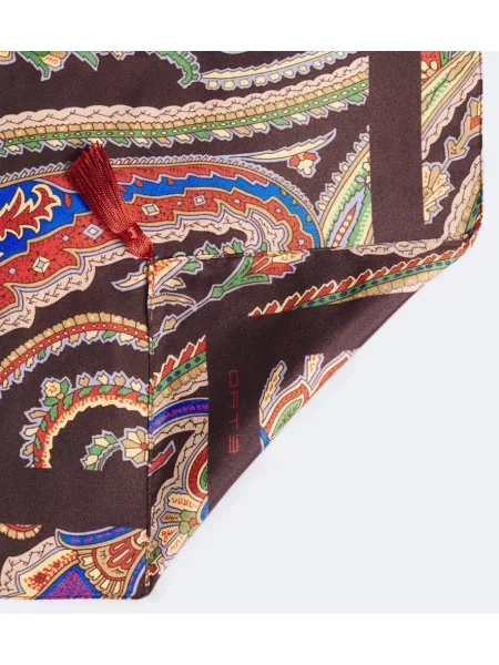 Fular Etro de mătase cu model paisley