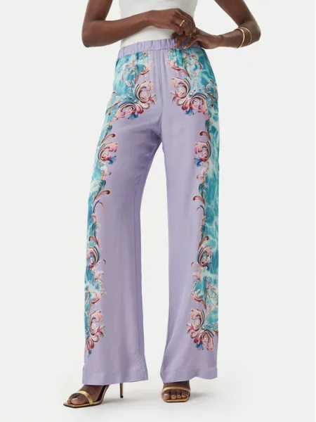 Versace Jeans Couture Παντελόνι υφασμάτινο Τυρκουάζ