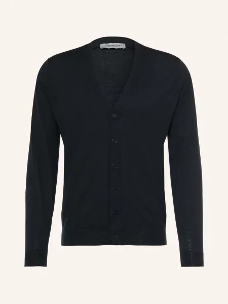John Smedley Pletený Svetr Bradrick Z Merino Vlny černá
