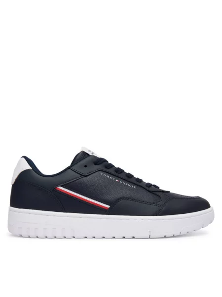Tommy Hilfiger Sneakers Th Basket Corporate Stripes Bleumarin