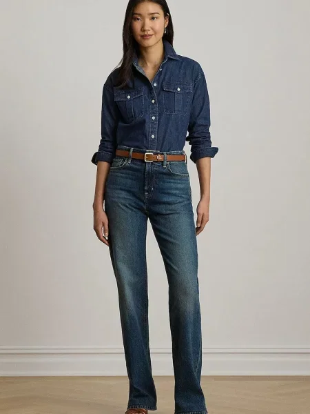 Джинсовая рубашка Lauren Ralph Lauren