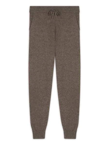 JUST CASHMERE Kalhoty hnědá