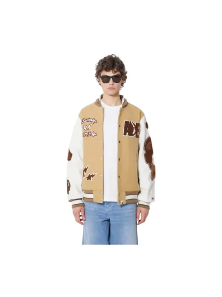 Kurtka bomber A Bathing Ape® beżowy
