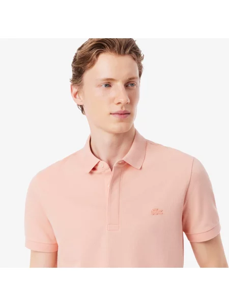 Поло Lacoste розовое