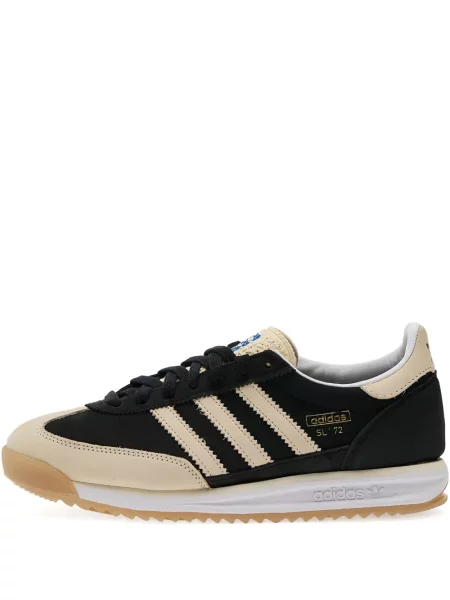 Pantaloni Adidas Campus cu șireturi cu dungi din dantelă roșu