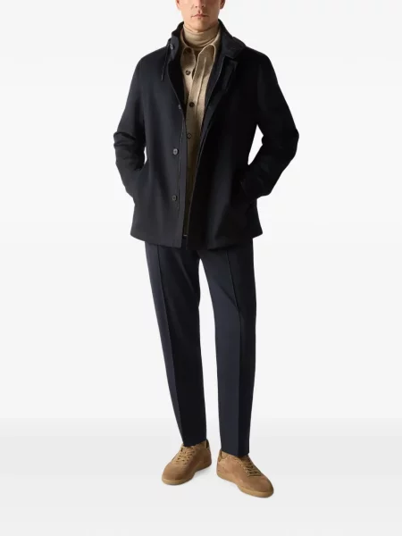Pantaloni Zegna de lână albastru