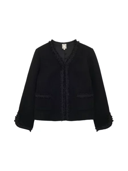 Kurtka Ines De La Fressange Paris wełniana czarna