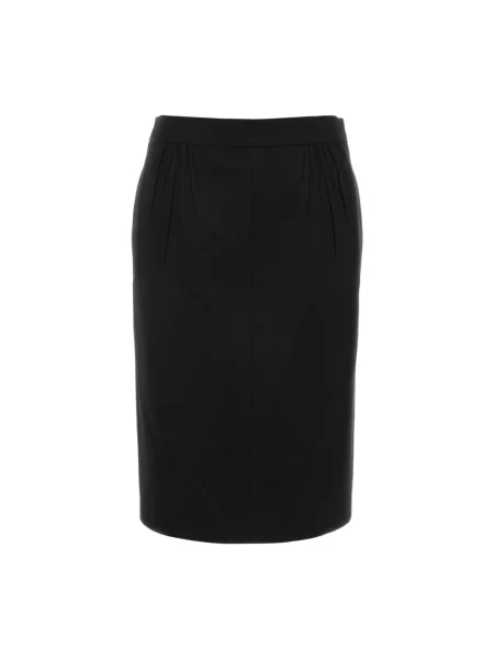 Spódnica midi Saint Laurent czarna