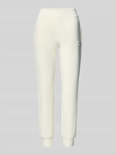 Spodnie dresowe z detalem z logo Guess Activewear białe