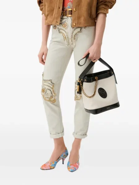 Geantă Versace din canvas