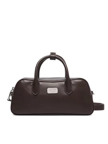 Kabelka Emporio Armani sivá