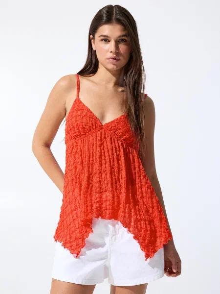 Pull&Bear Top koraljna
