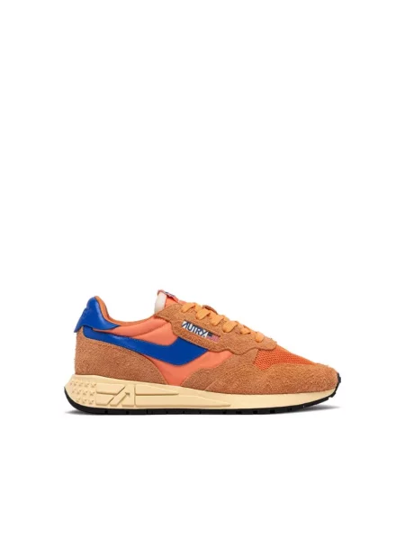 Sneakersy Autry pomarańczowe