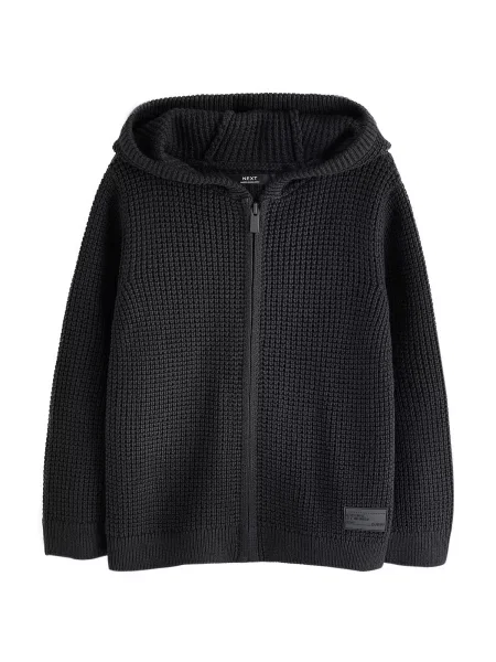 Next Geacă tricotată negru