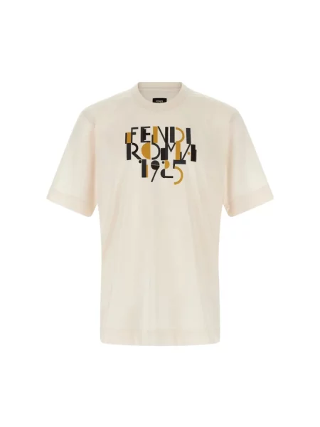Koszulka Fendi beżowa