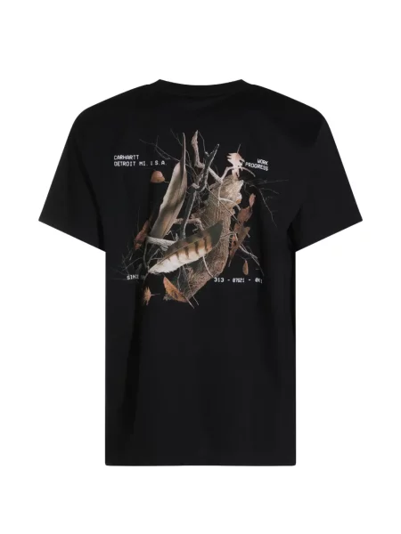 Tricou Carhartt Wip cu pene negru